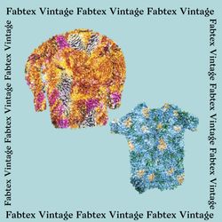 (FV-754) Vintage Popcorn Mix Color Tops