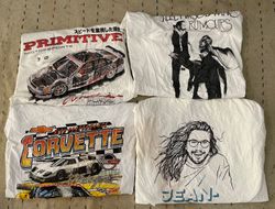 T-shirt blanc imprimé