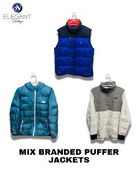 Mix Branded Puffer Jackets - EVM0570