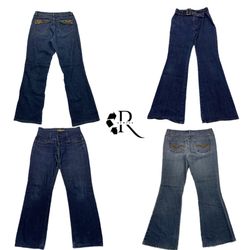 Y2K Paris Hilton Denim Flared Jeans RW-1373