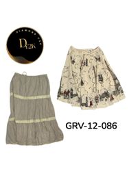 Women’s Y2K Cotton Skirt – Cute Retro Mini Skirt (..