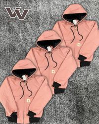 Carhartt reworked style pink colour active jackets..