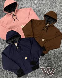 Carhartt style retravaillé mélange de couleurs ves..