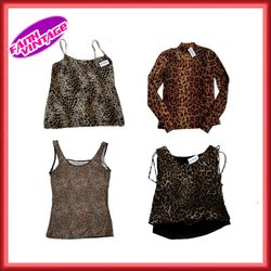 Hauts et robes chic à imprimé animal (FV-213)