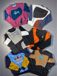 Pulls en réinvention patchwork de marque mixte