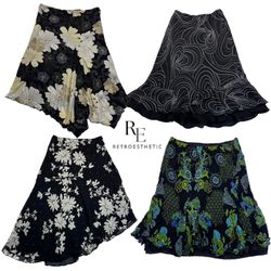 Y2K Forest Vibe Printed Skirts RE-2639