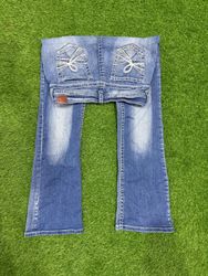 Unbranded embroidered flare/bootcut jeans