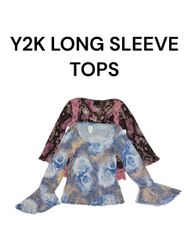 Y2K LONG SLEEVE TOPS