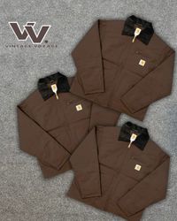 Carhartt reworked style brown colour Detroit jacke..