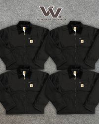 Carhartt reworked style black colour Detroit jacke..