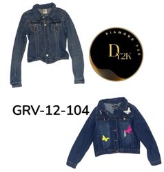 Y2K Denim Jacket for Women – Classic Vintage Aesth..