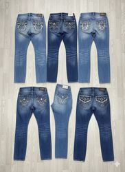 Y2K Embellished Jeans Vintage Embroidery
