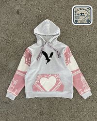 Upcycled Tapestry Sleeve Sports Hoodie