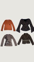 Y2k Full Sleeve Blouse (M-199)