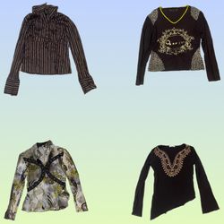 Y2K Mix Full Sleeve Tops (TS-1813)