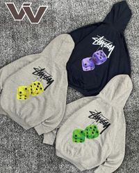 Stussy reworked style printed pullover hoodies #16..