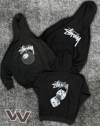 Stussy reworked style printed pullover hoodies #16..