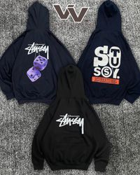 Stussy reworked style printed pullover hoodies #16..