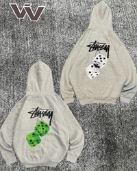 Stussy reworked style printed pullover hoodies #16..