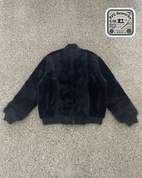 Upcycled Faux Fur Bomber Jacket