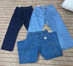 Carhartt Single Knee Rework Style Baggy Jeans