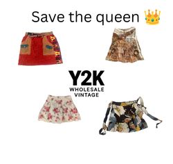 Save the Queen 👑 Y2K Vintage Mini Skirt Collectio..