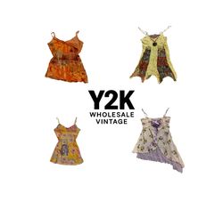 Y2K European Grunge Vixen Cami tops mix (YWV43)