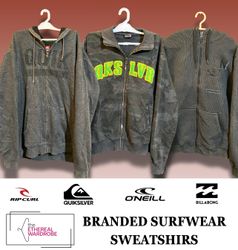 Moletões de Surfwear de Marcas incluindo QuikSilve..