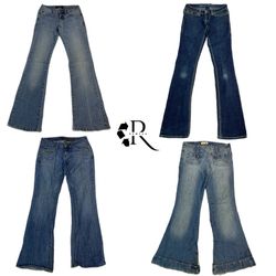 Y2K Britney Era Girl Denim Flare Jeans RW-1377