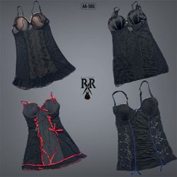 Y2K Black Rave Baby Dolls (AA-565)