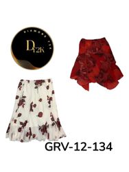 Y2K Polster Rock – Vintage Ästhetik Niedriger Tail..