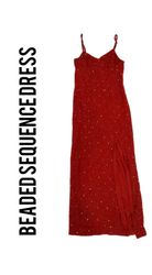 Designer-Sequenzdetails Kleid