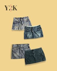 Minissaias de Jeans Y2K (Yv-532)