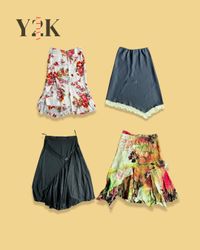 Conjunto de Saia com Barra de Lenço Y2K (Yv-534)