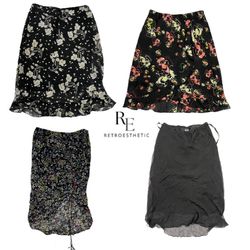 Y2K Era cyber Girl Summet Skirts RE-2652