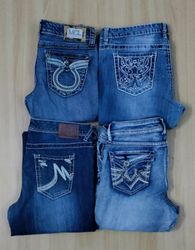 JA 0525 Women’s Embellished Flared Jeans