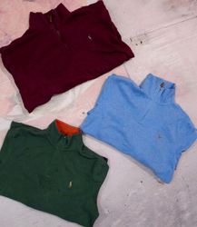 POLO RALPH LAUREN HALF ZIP SWEATER 20PCS
