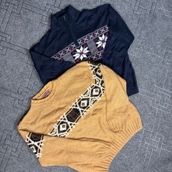 Suéter Étnico Tricotado Aconchegante (CV:96)