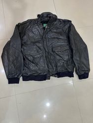 Mens y2K Leather Jacket