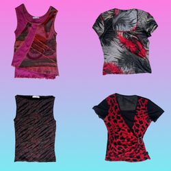 Y2k goth Romantic sleeveless tops (SU 285)