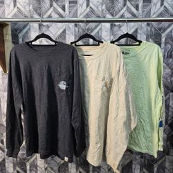 AVG-0053 Camisetas de Manga Longa Carhartt