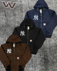 Carhartt x Yankees misto de estilo refeito casacos..
