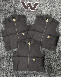 Carhartt reworked style black gilets #1712
