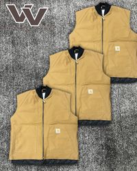 Carhartt reworked style tan gilets #1712