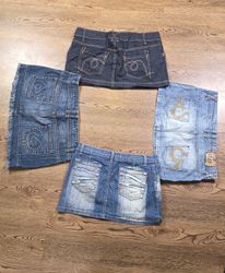 Jupes en denim micro Y2k