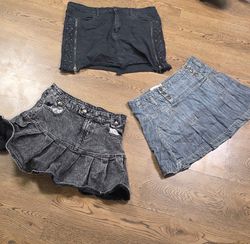 Gonne di jeans mini Y2k