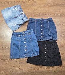 Gonne midi in denim alla moda