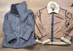 vêtements en cuir de daim