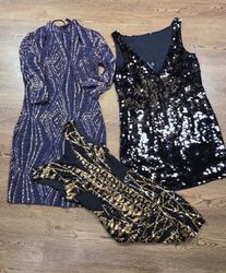 Mini beaded dresses