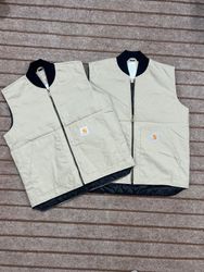 Carhartt Reworked Style Beige Gilets